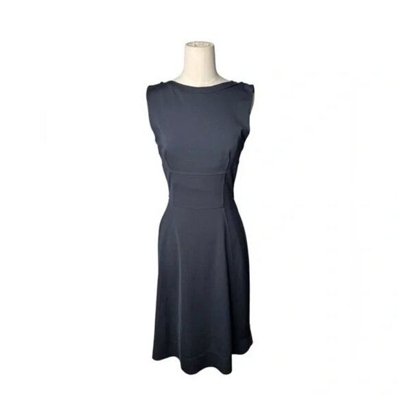 Elie Tahari Navy Sleeveless Dress Size US 4 - Picture 1 of 5